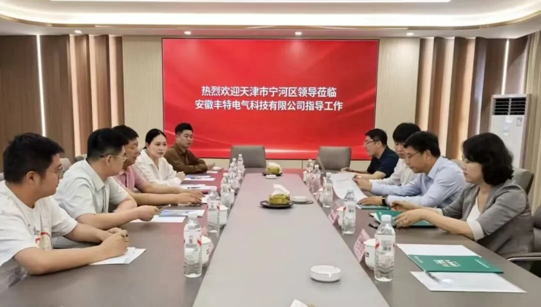 天津市宁河区招商考察组走进丰特电气开展座谈交流